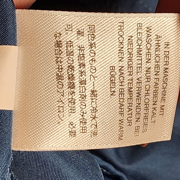 J. Crew Blue and White Flutter Sleeves Midi Length Polka Dot Dress Size S - Picture 10 of 10